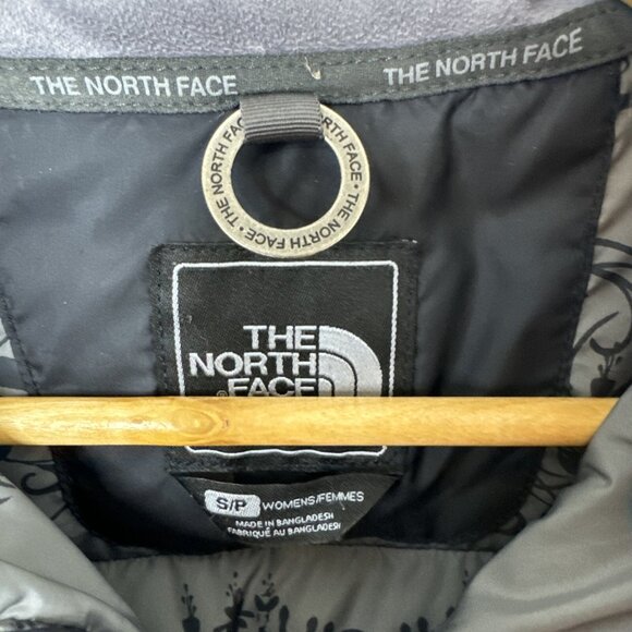 THE NORTH FACE TNF 550 Goose Down Women S Black Full Zip Pocket Puffer Jacket - Picture 4 of 10